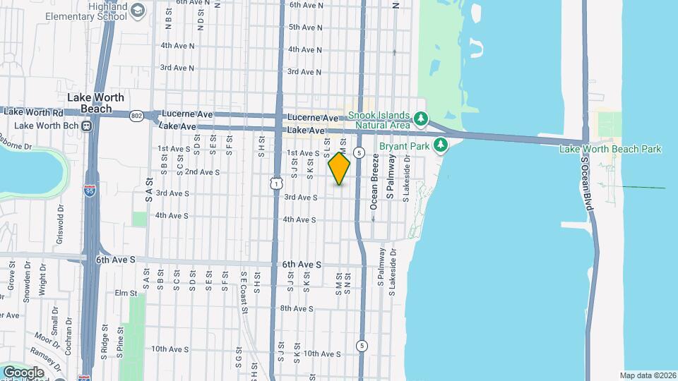 221 S M St Mapa y Detalles de la Ubicación