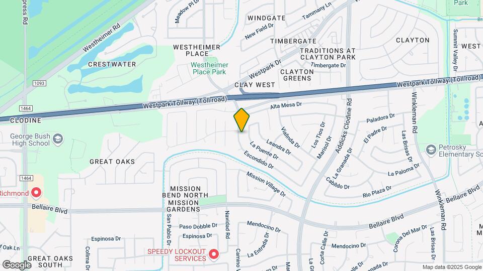 6607 Escondido Dr Map and Location Details