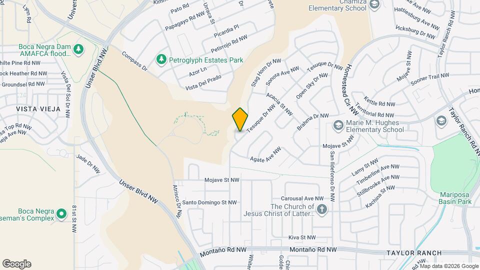 6717 Tesuque Dr NW Map and Location Details