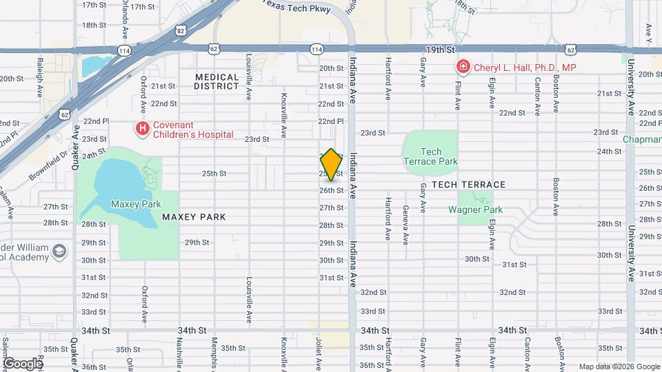 3414 26th St Map and Location Details