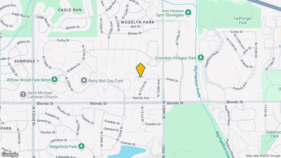 12118 Burdette Cir Map and Location Details