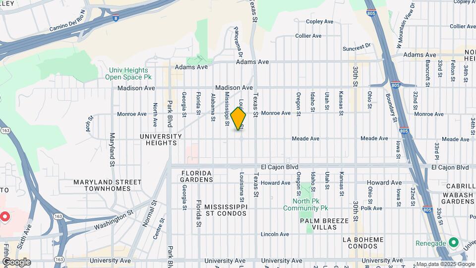 4410-4416 1/2 Louisiana St Mapa y Detalles de la Ubicación
