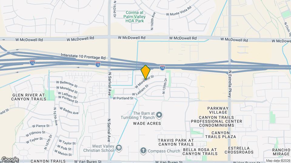 16049 W Moreland St Map and Location Details