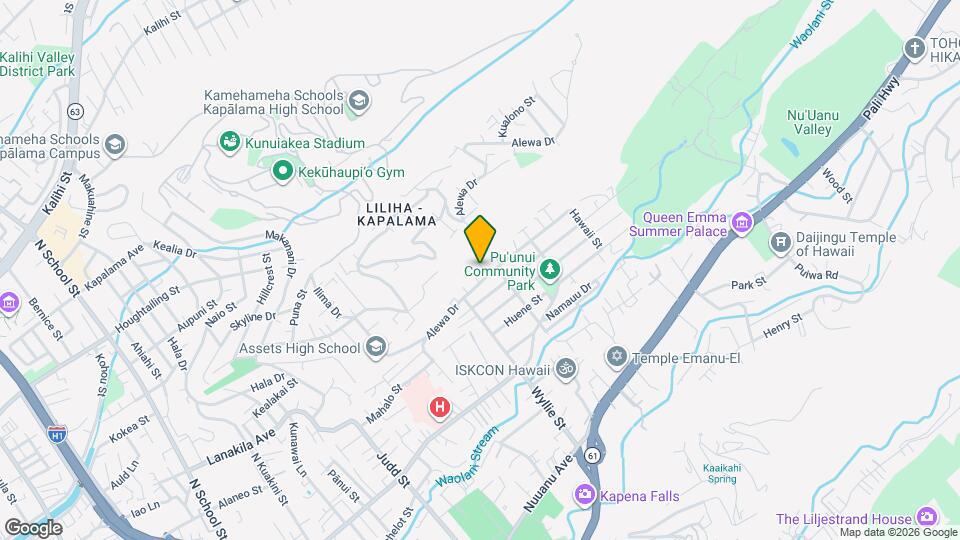 2434 Waolani Ave Map and Location Details