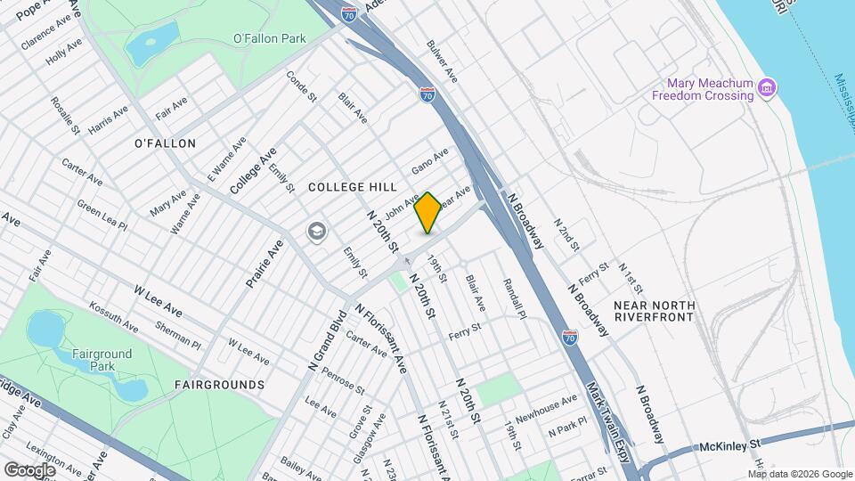 1527 E Grand Blvd Mapa y Detalles de la Ubicación