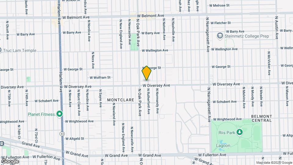 2806 N Rutherford Ave Map and Location Details