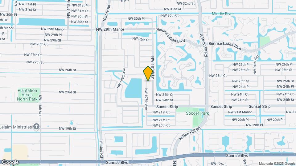 2562 NW 107th Ave Map and Location Details