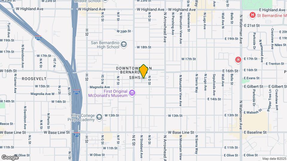 1529 N Stoddard Ave Map and Location Details