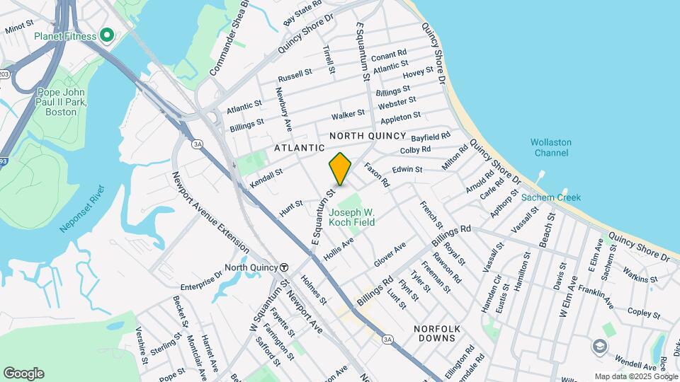 95 E Squantum St, Unit 1 Map and Location Details