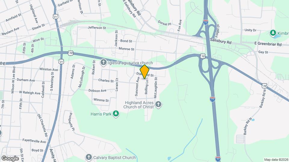 1122 Rolling Ln Map and Location Details