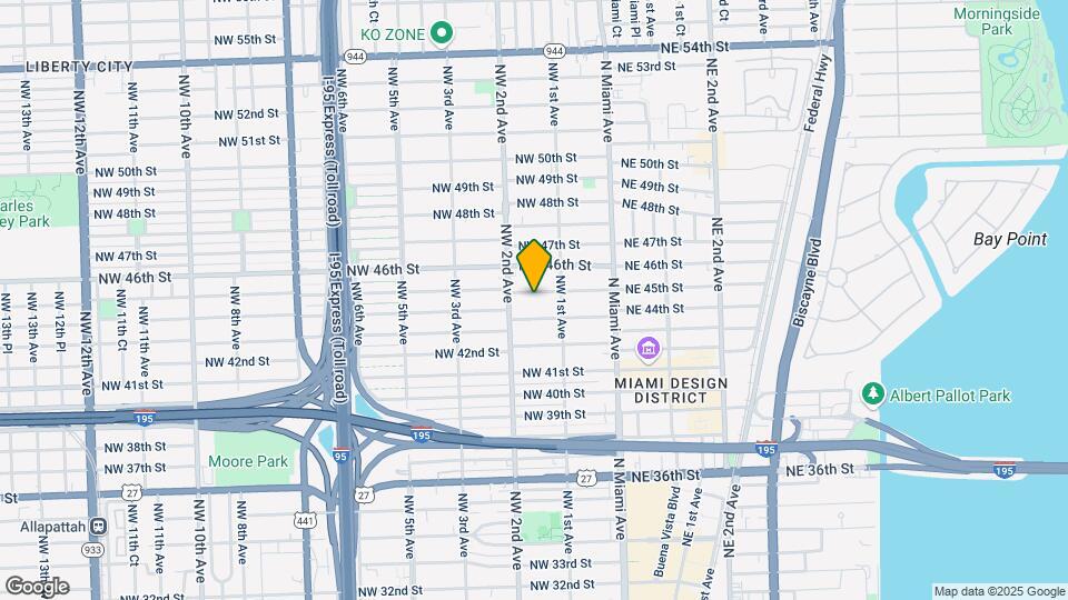 154 NW 45th St Map and Location Details