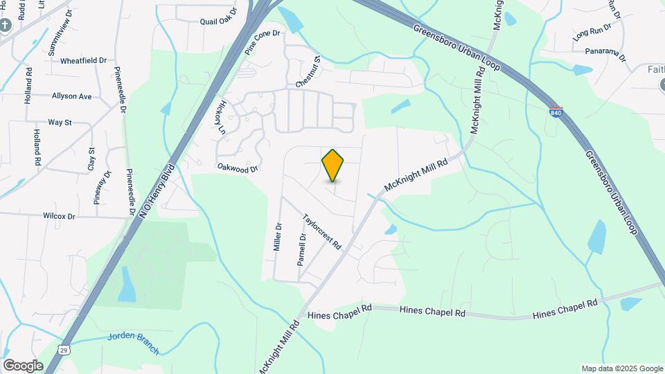 405 Hidden Brook Ln Map and Location Details