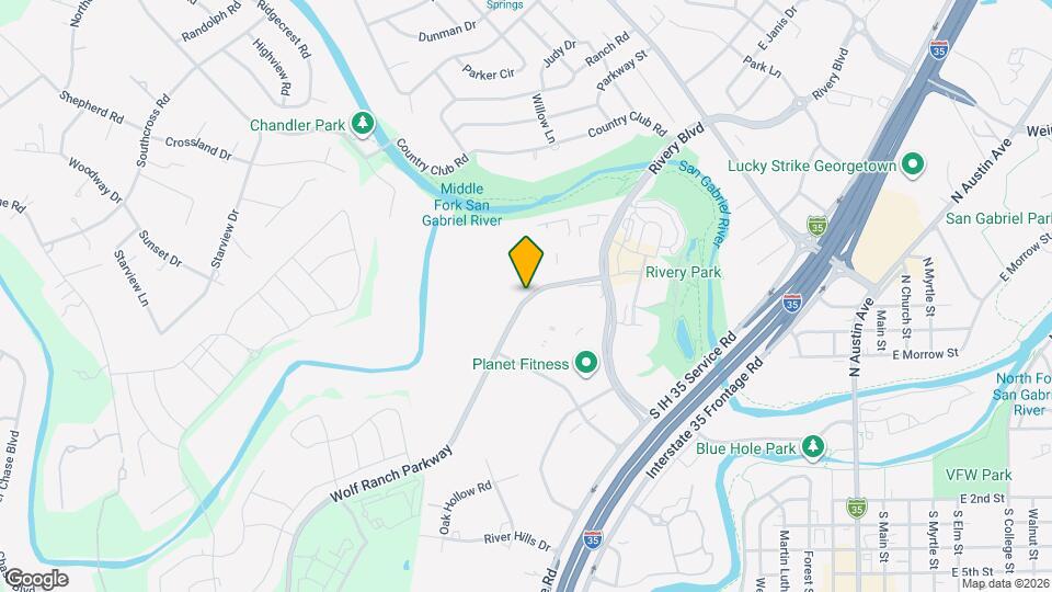 520 Wolf Ranch Parkway Map and Location Details
