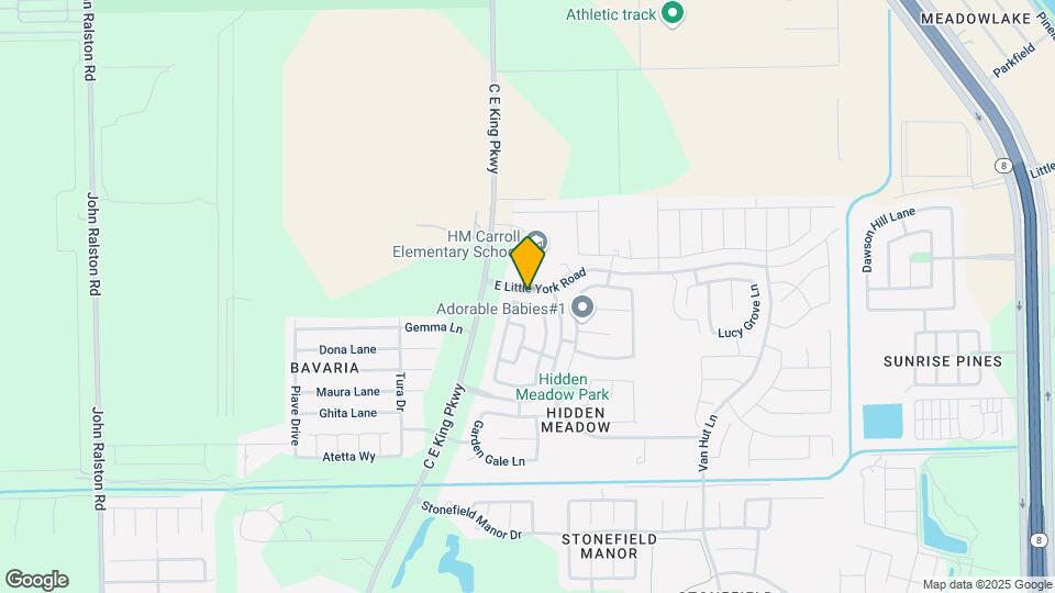 12423 York Bend Ln Map and Location Details