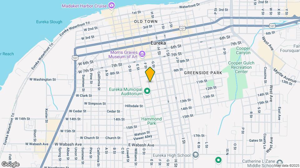 945-947 F St Map and Location Details