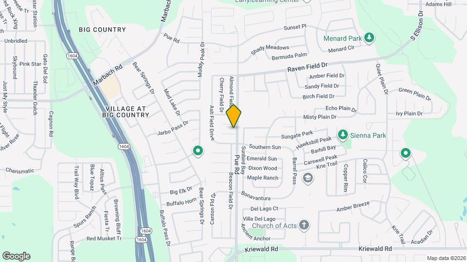 10207 Athens Fld Dr Map and Location Details