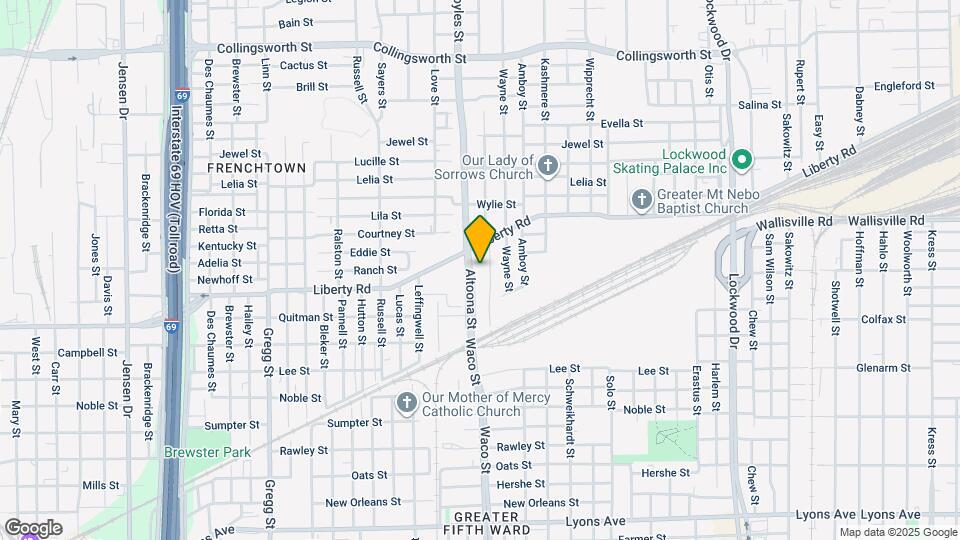 2512 Altoona St Map and Location Details