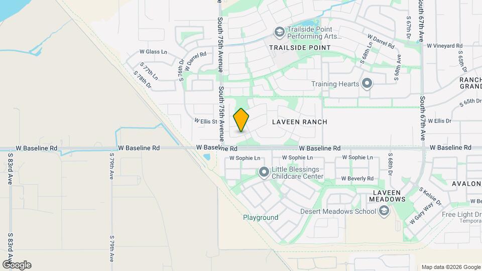 7532 W Darrow St Map and Location Details