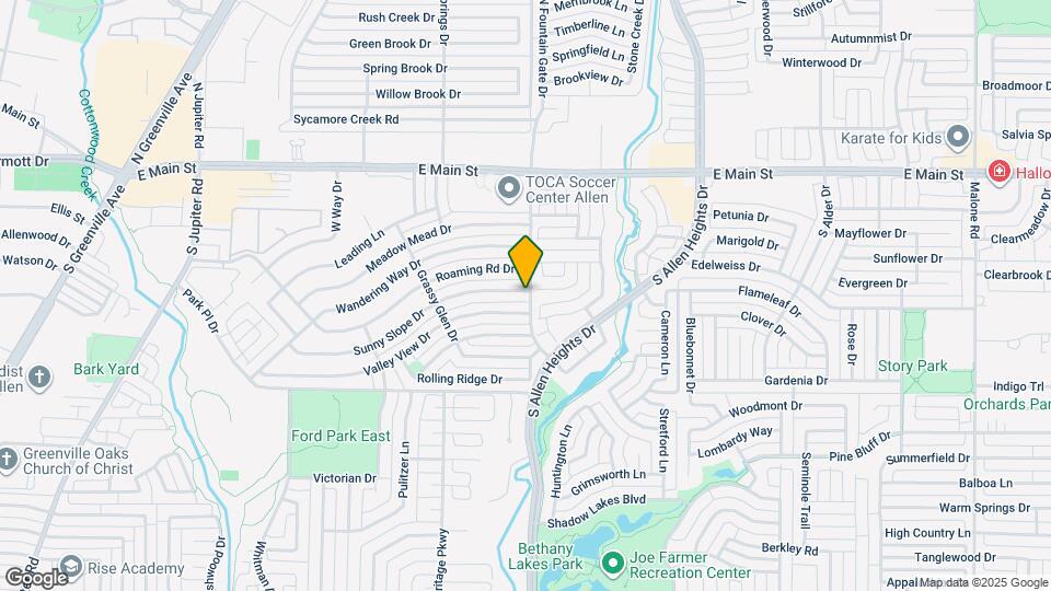 920 Sunny Slope Dr Map and Location Details
