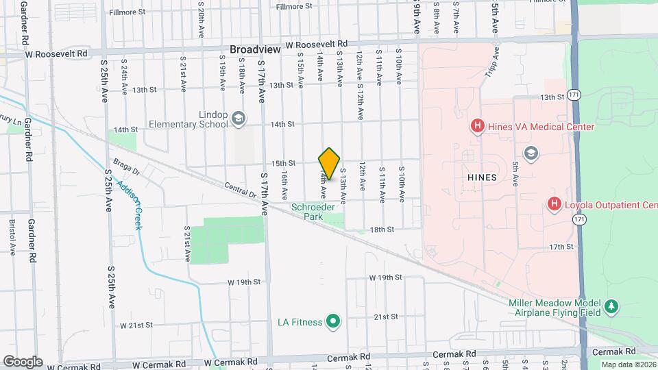 2529 S 14th Ave Map and Location Details