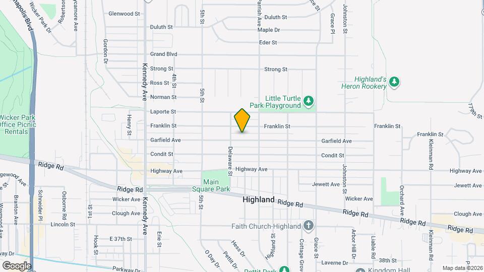 3123 Garfield Ave Mapa y Detalles de la Ubicación