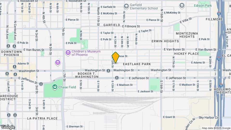 1209 E Adams St, Unit 2 Mapa y Detalles de la Ubicación