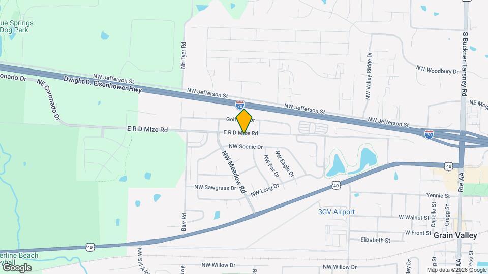 1213 E R D Mize Rd Map and Location Details