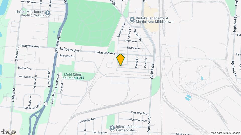 1509 Meadow Ave Map and Location Details