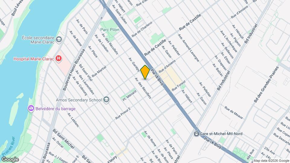 10706 Gariépy Av Map and Location Details