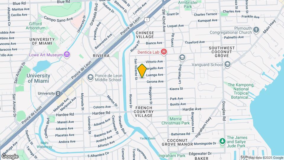 527 Gerona Ave Map and Location Details