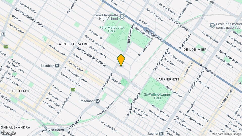 5686 De La Roche Rue Map and Location Details