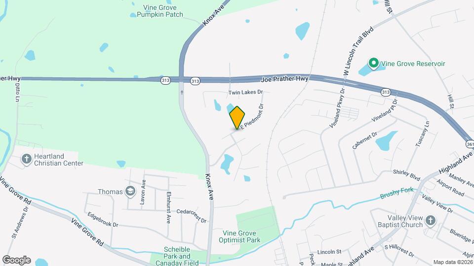 131 E Piedmont Dr Map and Location Details