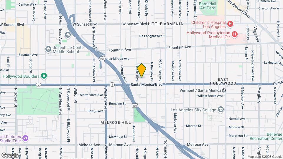 5245 Santa Monica Blvd Map and Location Details