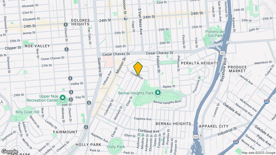 3 Winfield St Map and Location Details