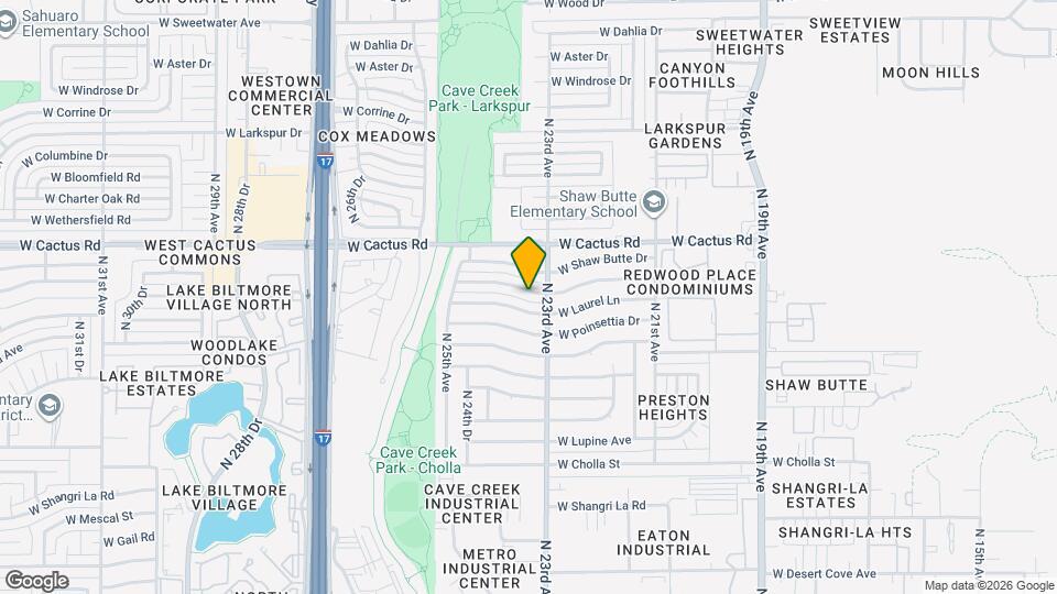 2315 W Paradise Dr Map and Location Details