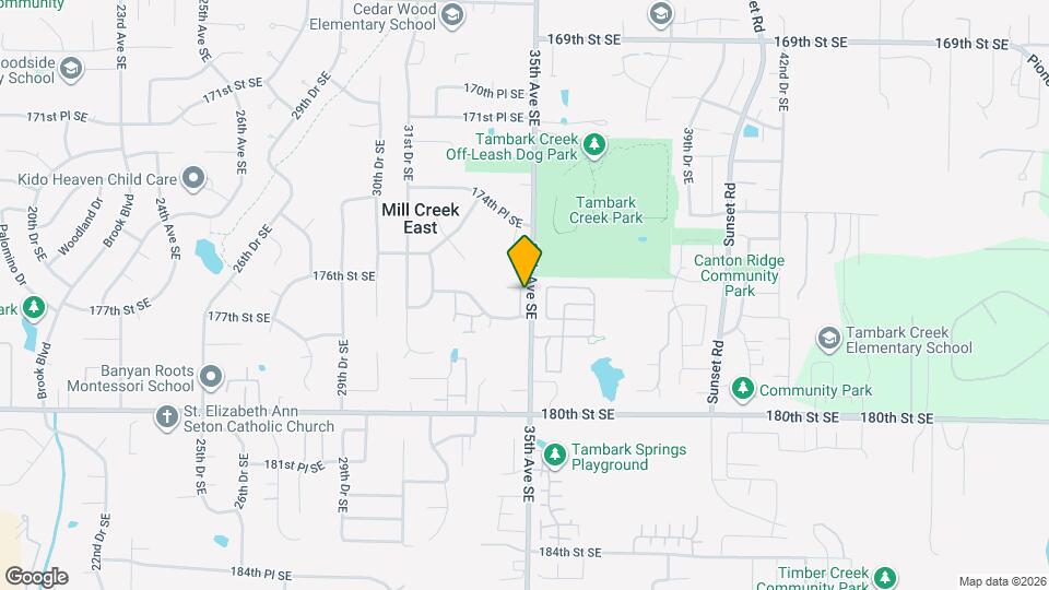 3422 176th Pl SE Map and Location Details