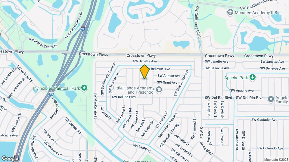 1748 SW Erie St Map and Location Details