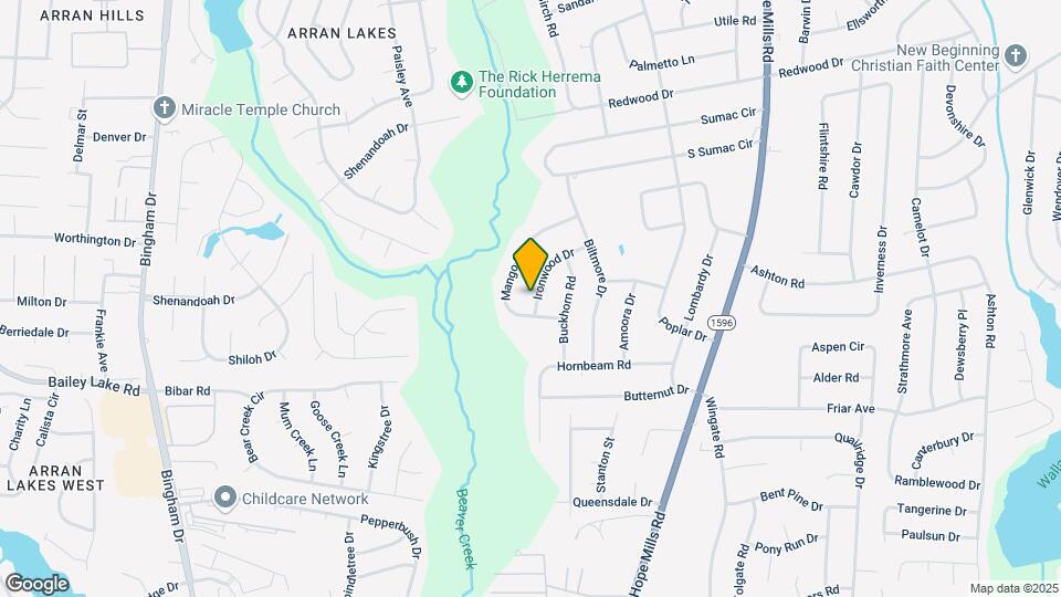 2050 Ironwood Dr Map and Location Details