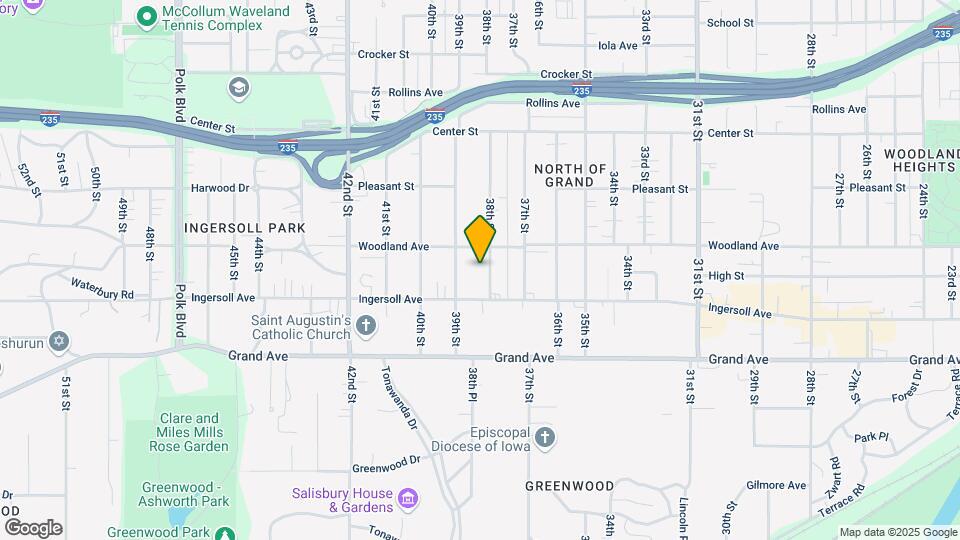 622 38th St Map and Location Details