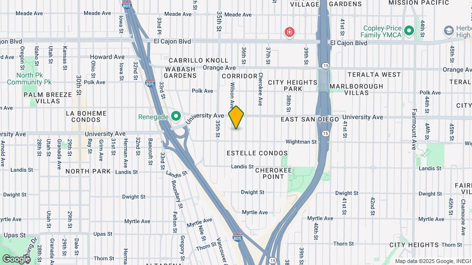 3827 Wilson Ave Mapa y Detalles de la Ubicación