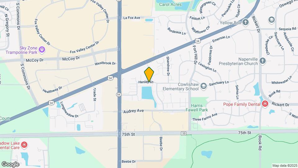 2814 Henley Ln Map and Location Details