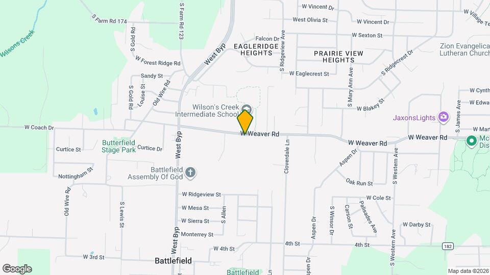4036 W Weaver Rd Mapa y Detalles de la Ubicación
