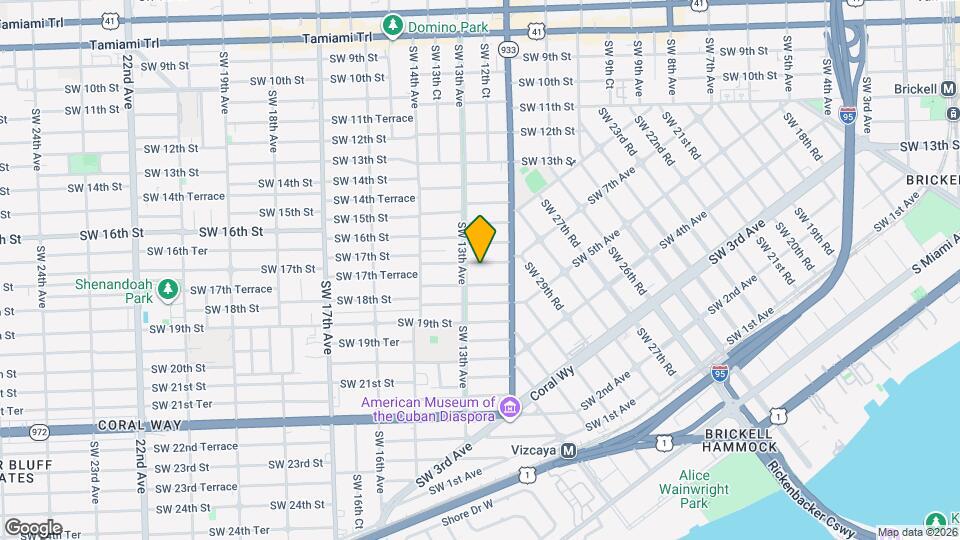 1260 SW 17th St Map and Location Details