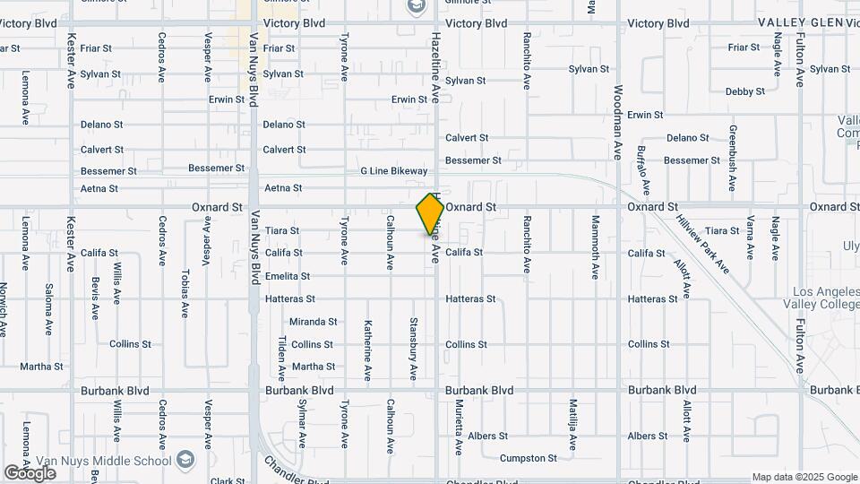 5915 Hazeltine Ave Mapa y Detalles de la Ubicación
