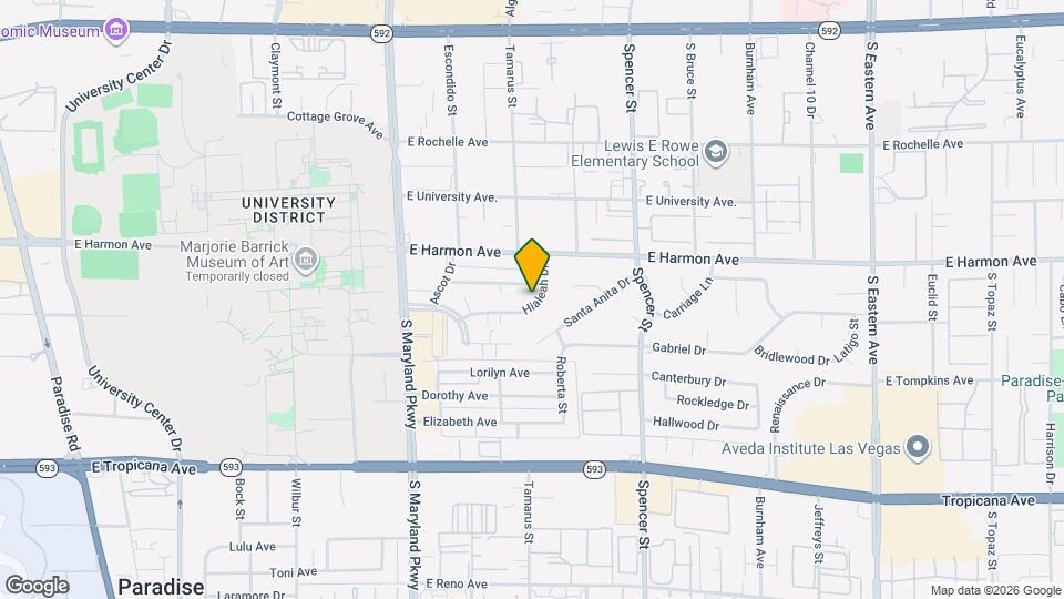 1534 Hialeah Dr Map and Location Details