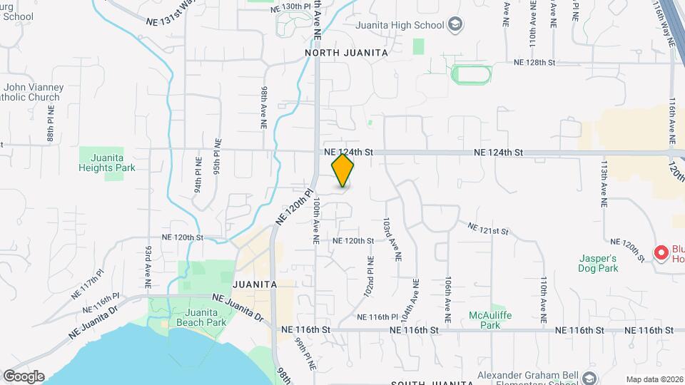 10012 NE 122nd St Map and Location Details