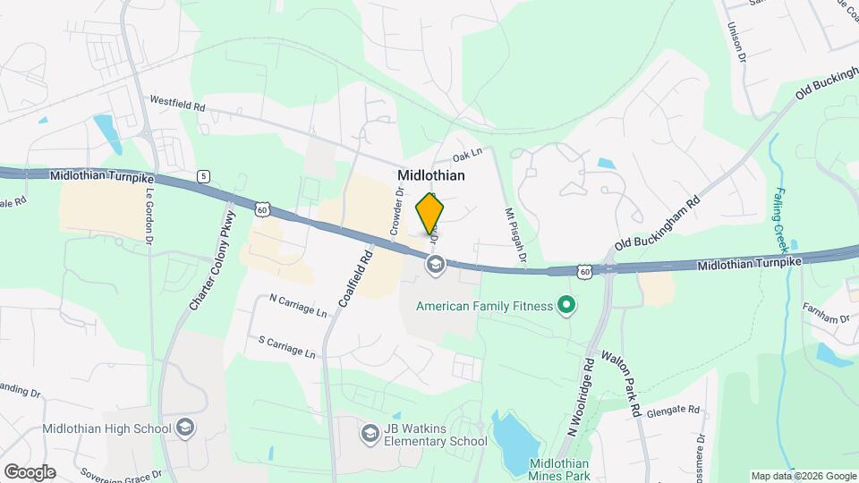 1020 Salisbury Dr Map and Location Details