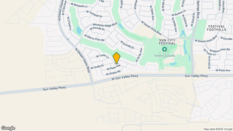 26864 W Piute Ave Map and Location Details