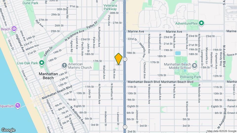 1500 N The Strand Map and Location Details