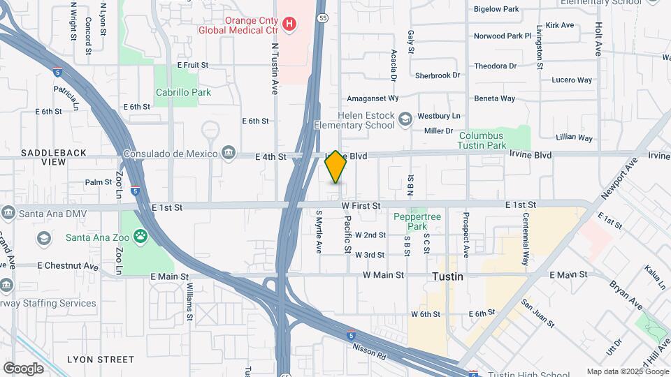 132 Rancho Yorba Apartments Map and Location Details